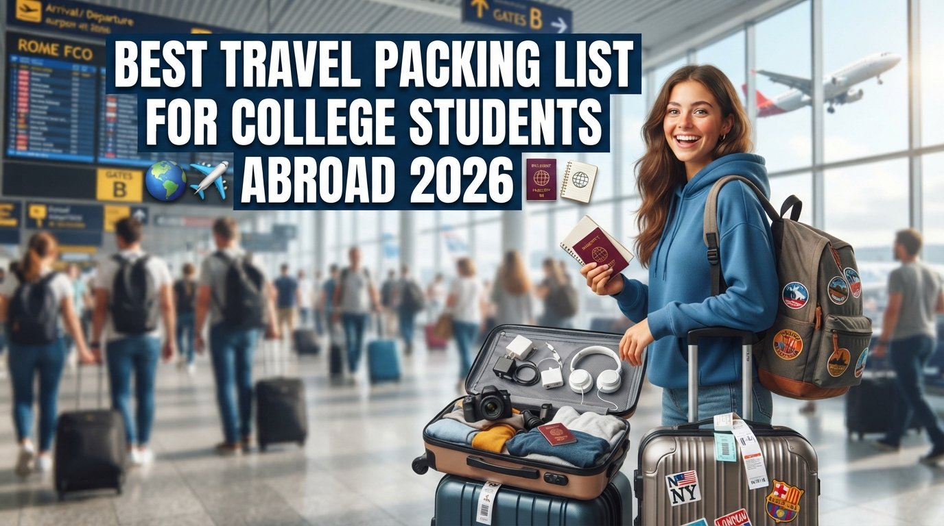 Best Travel Packing List for College Students Abroad